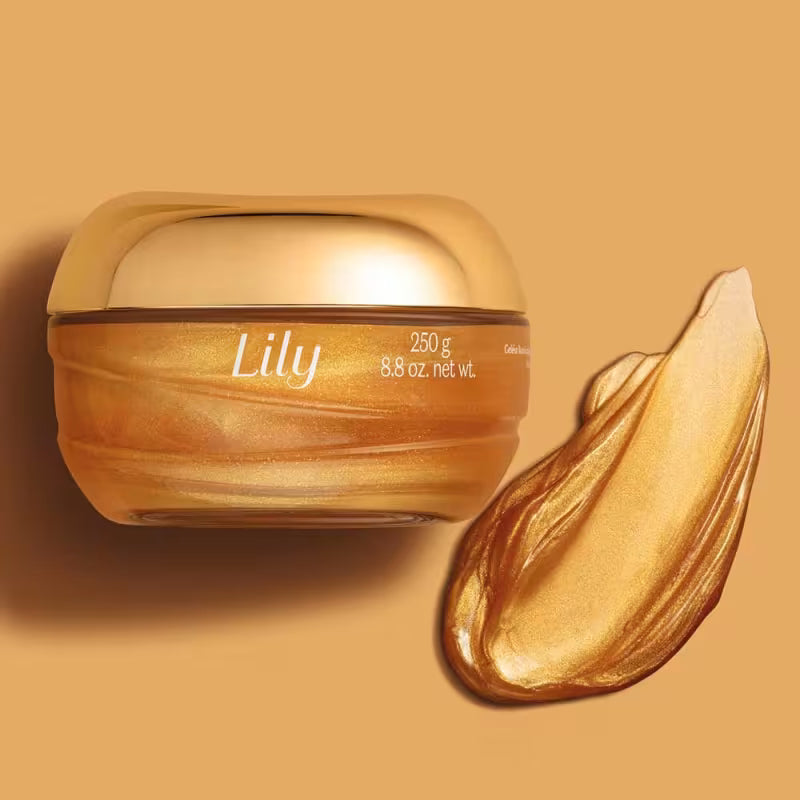 Lily Glow Gelée illuminatrice et hydratante pour le corps, 250 g