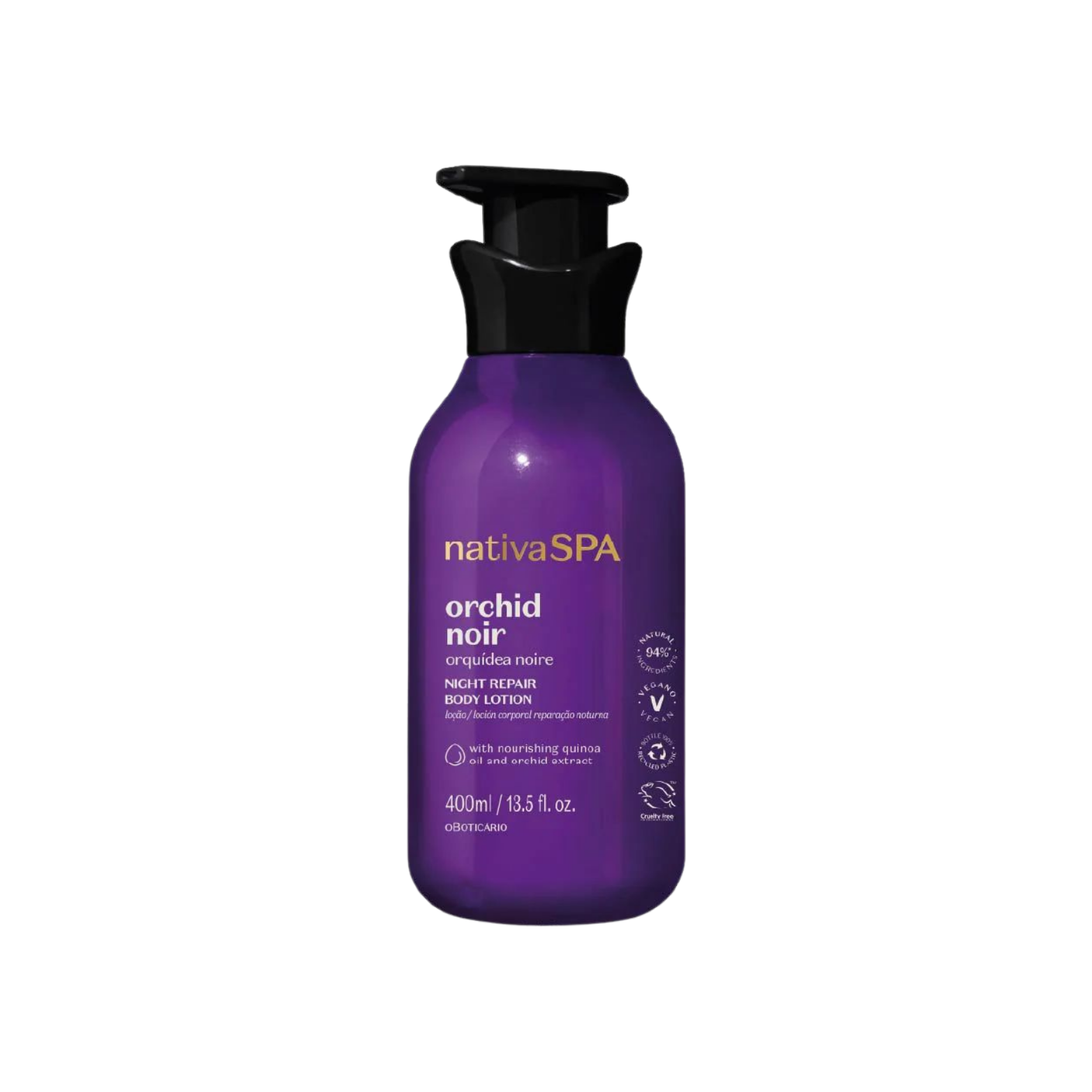 Lotion pour le corps native Spa Orquídea Noire, 400 ml