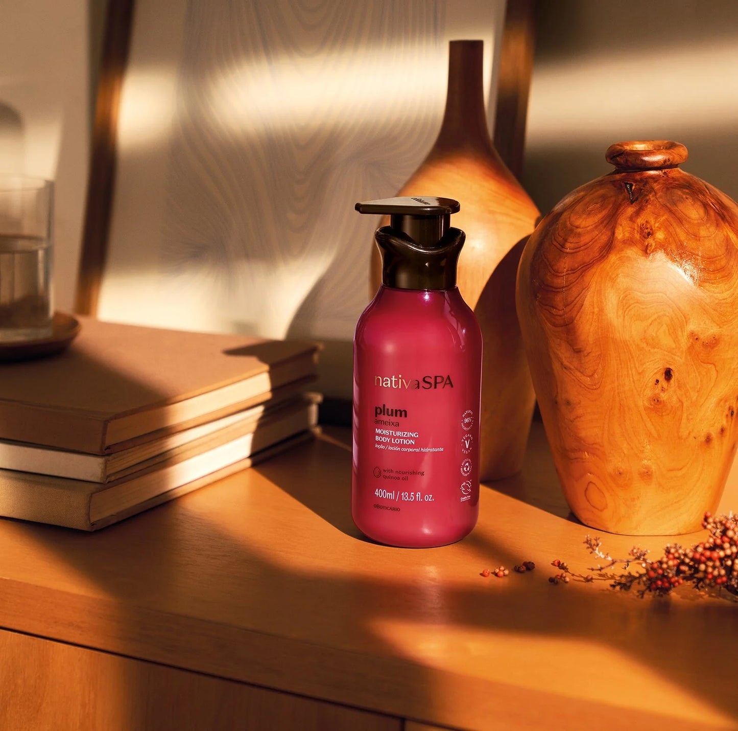 Lotion hydratante Nativa SPA Prune, 400 ml