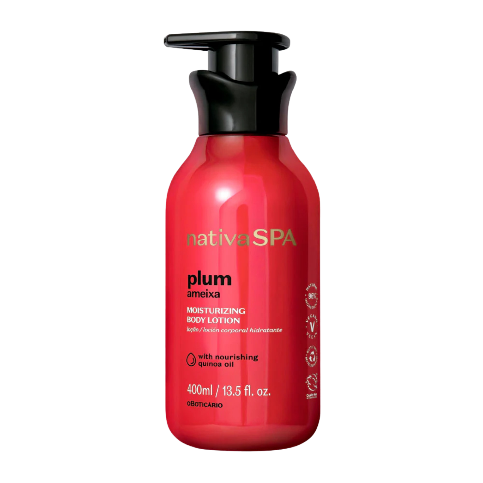Lotion hydratante Nativa SPA Prune, 400 ml