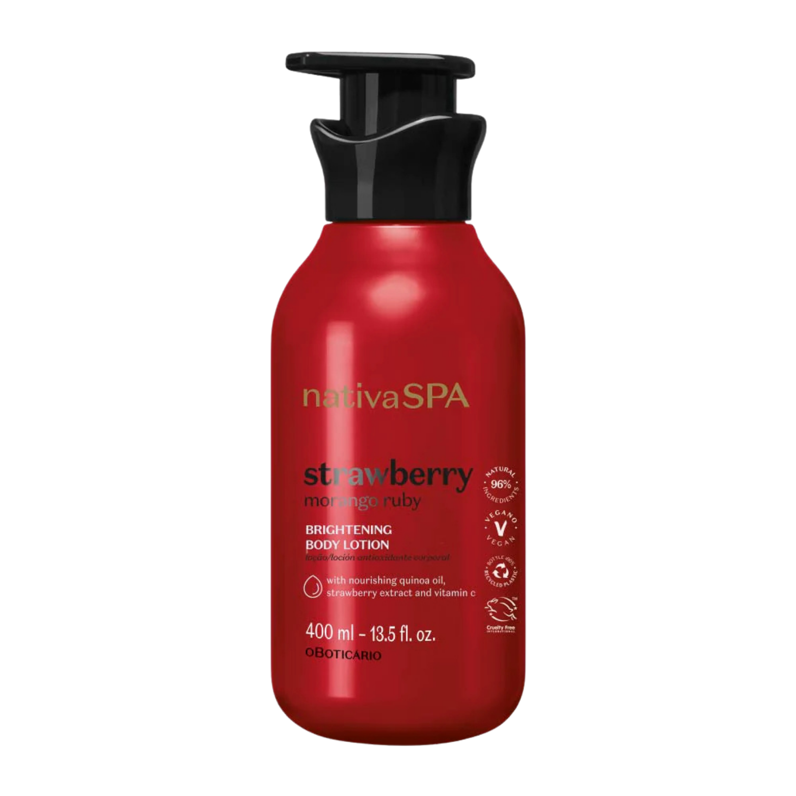 Lotion hydratante Nativa SPA Fraise, 400 ml