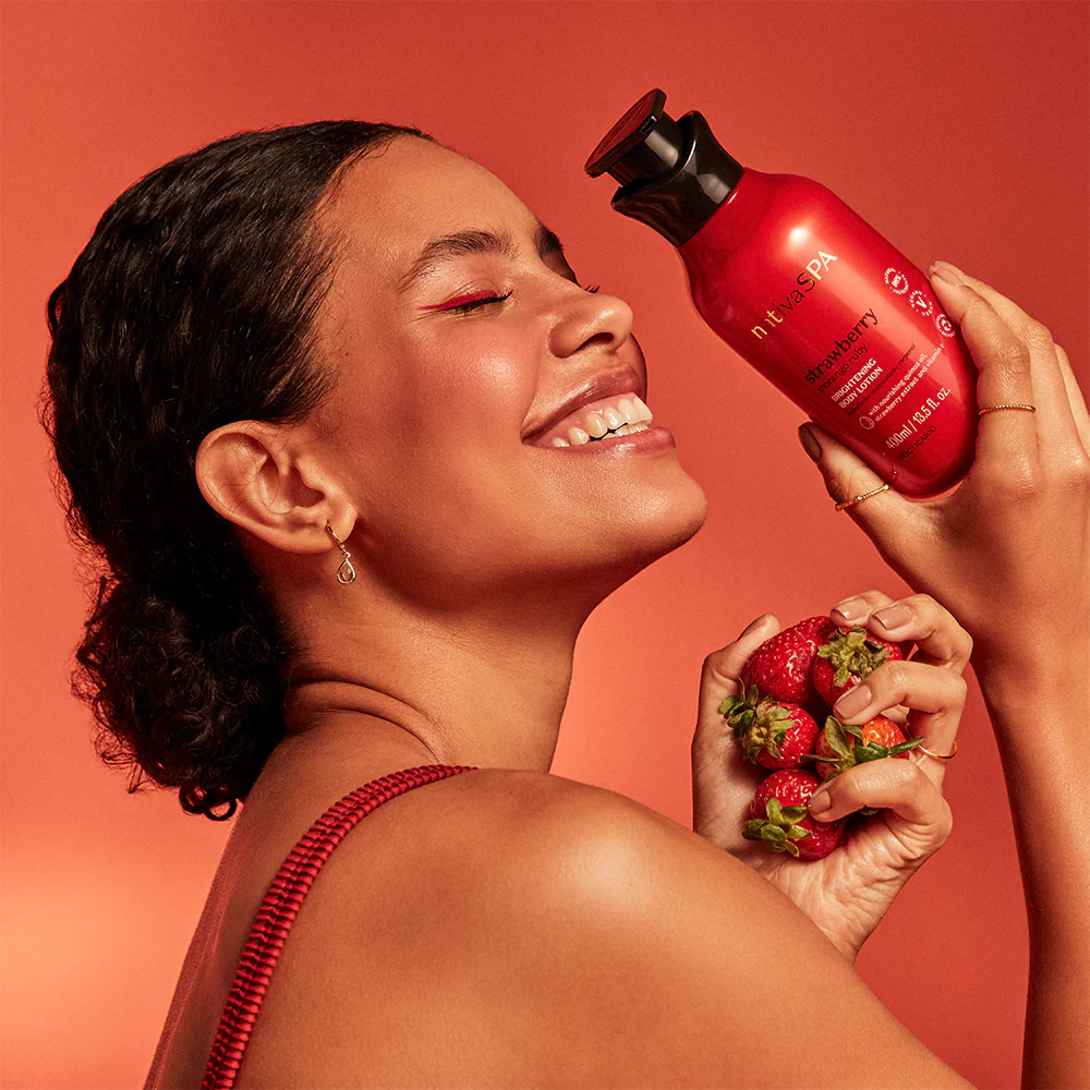 Lotion hydratante Nativa SPA Fraise, 400 ml