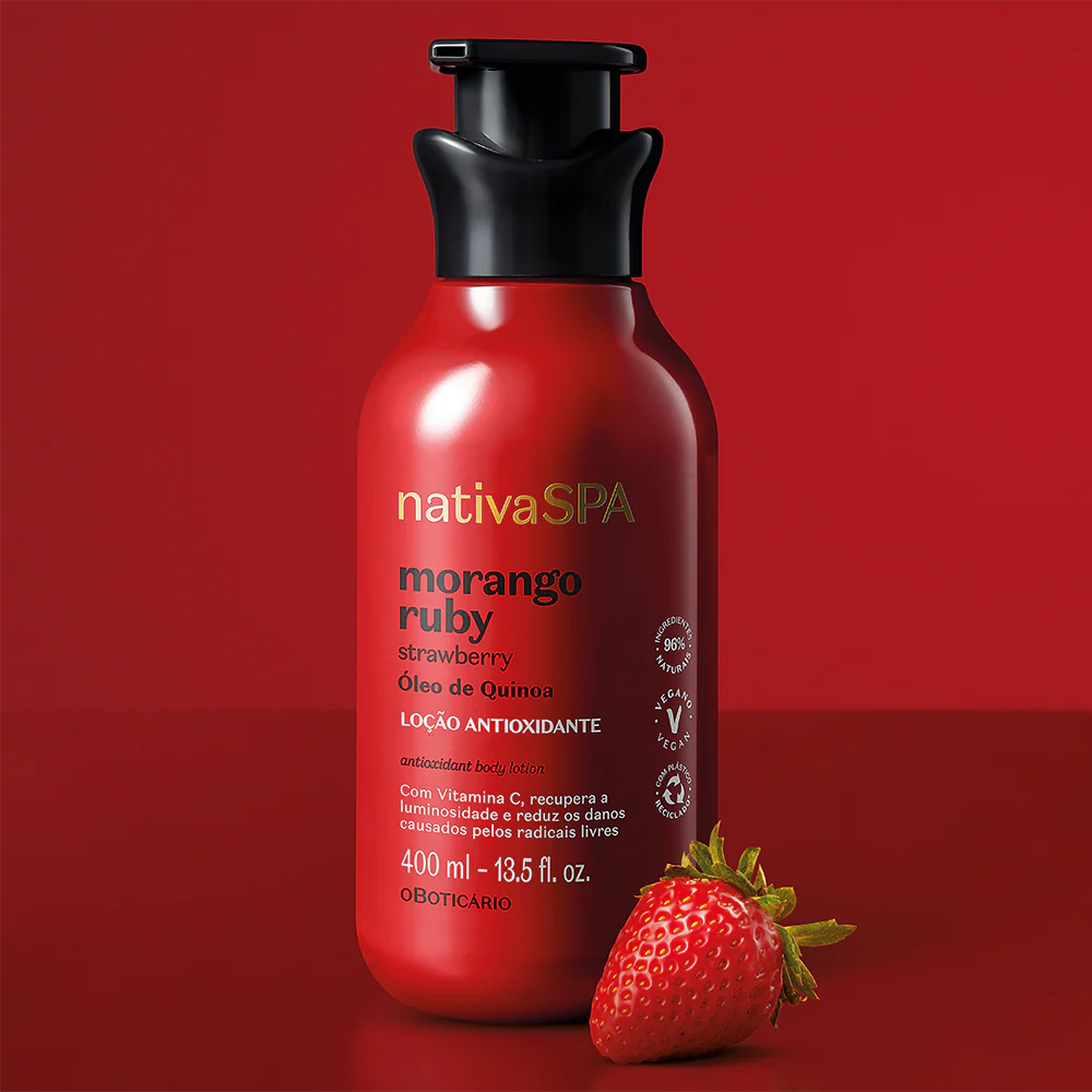 Lotion hydratante Nativa SPA Fraise, 400 ml